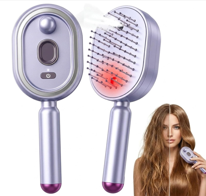 2 in 1 Electric Spray Hair Brush