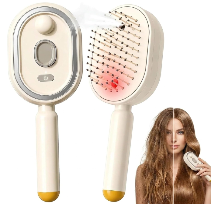 2 in 1 Electric Spray Hair Brush