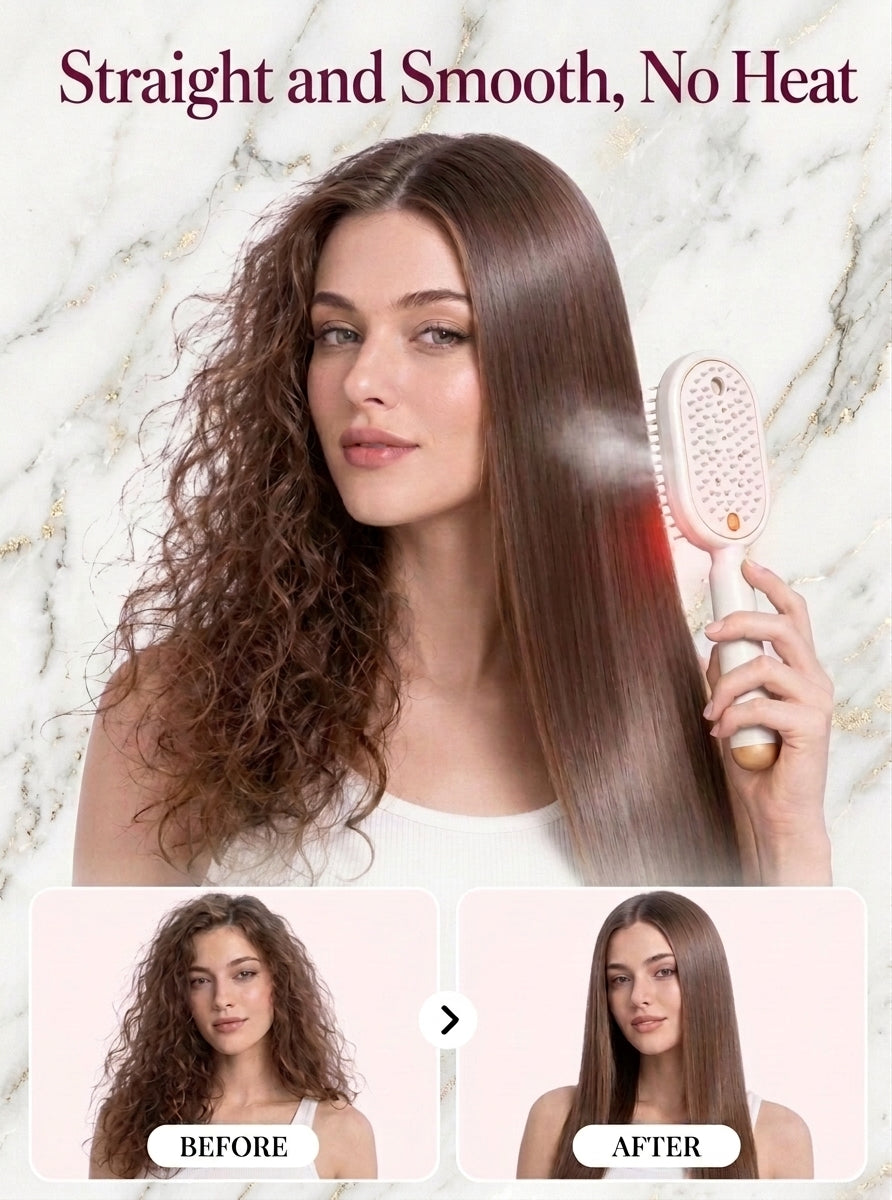 2 in 1 Electric Spray Hair Brush